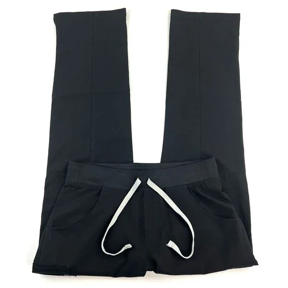 Figs Catarina Scrub Top and Kade Jogger Set Black Womens Size Small Nursing - Picture 12 of 14